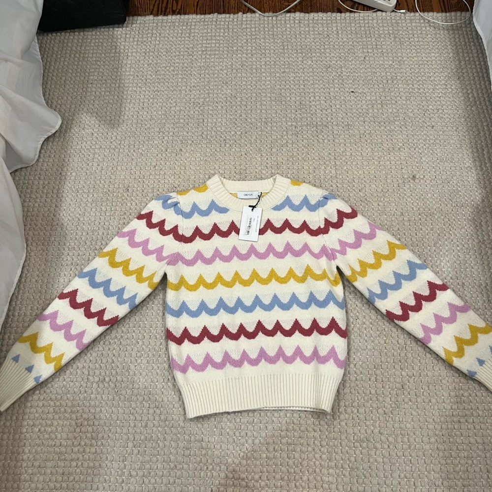 Greylin pattern sweater